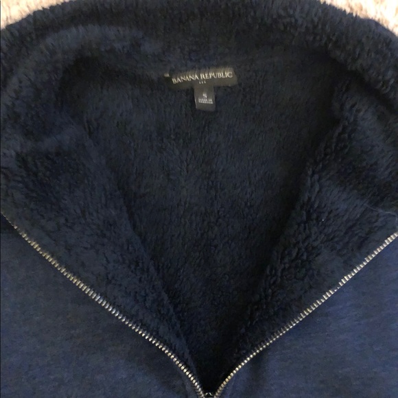 Banana Republic Full Zip Sherpa Fleece Jacket - Picture 5 of 5